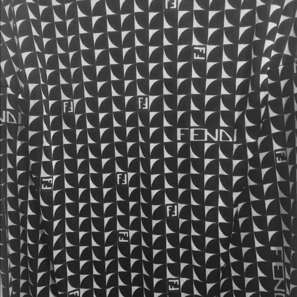 Fendi FF Zucca Monogram Logo Spaghetti Strap Dress